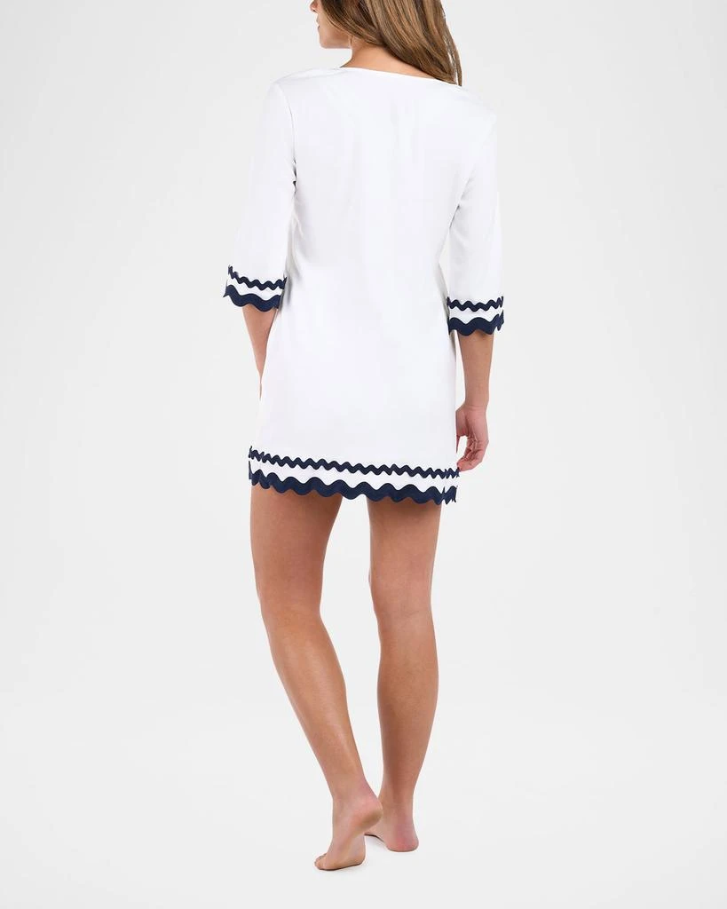 La Blanca Poolside V-Neck Tunic Coverup 3