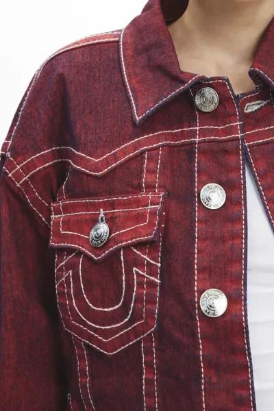 True Religion True Religion Big T Boyfriend Trucker Denim Jacket 3