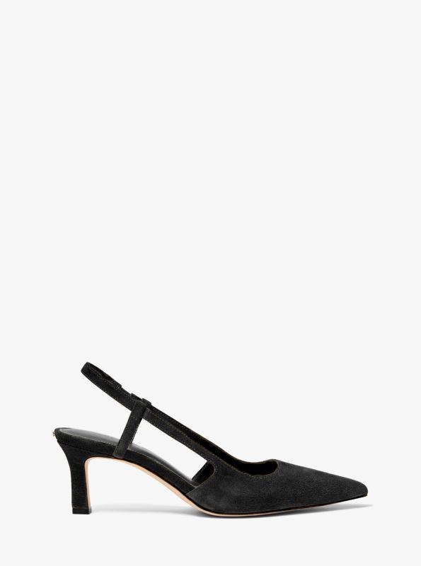 Michael Kors Alora Suede Slingback Pump