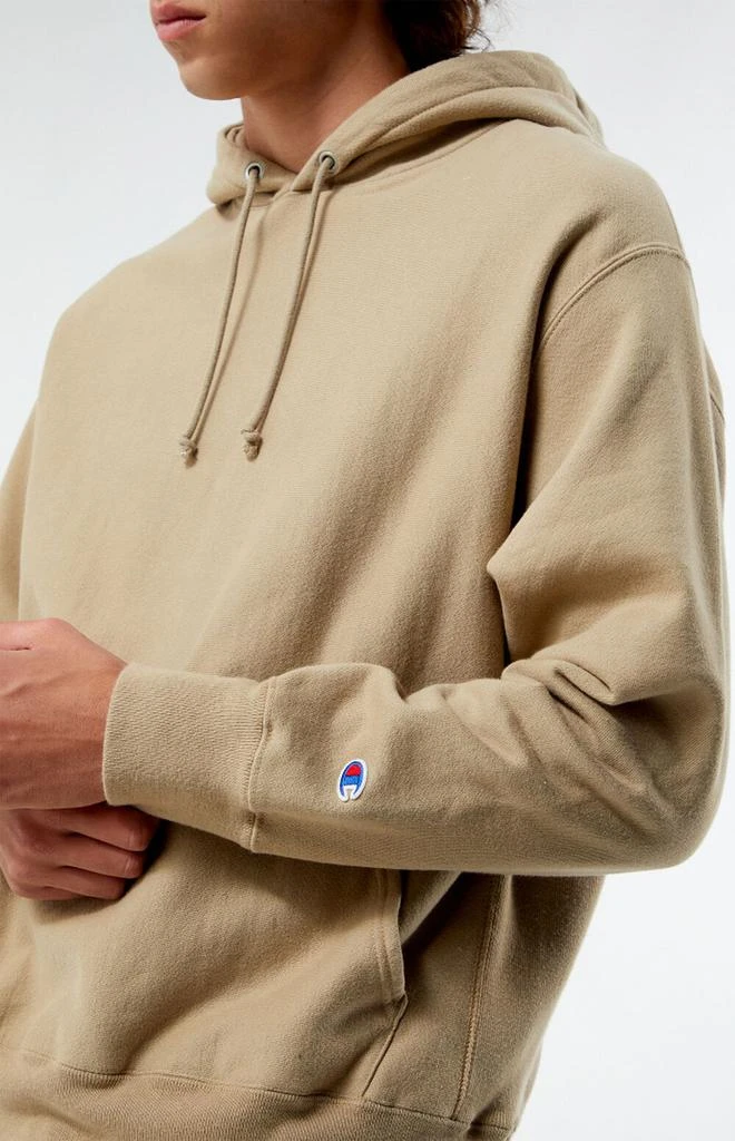 CHAMPION Tan Reverse Weave Hoodie 2
