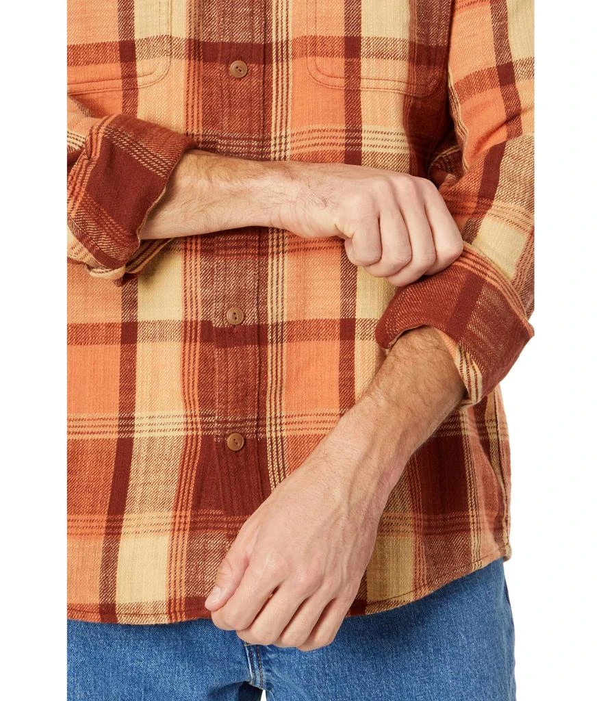L.L.BEAN Signature Heritage Textured Flannel Plaid Shirt 3
