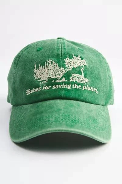 Urban Outfitters Babes Saving The Planet Washed Dad Hat 3