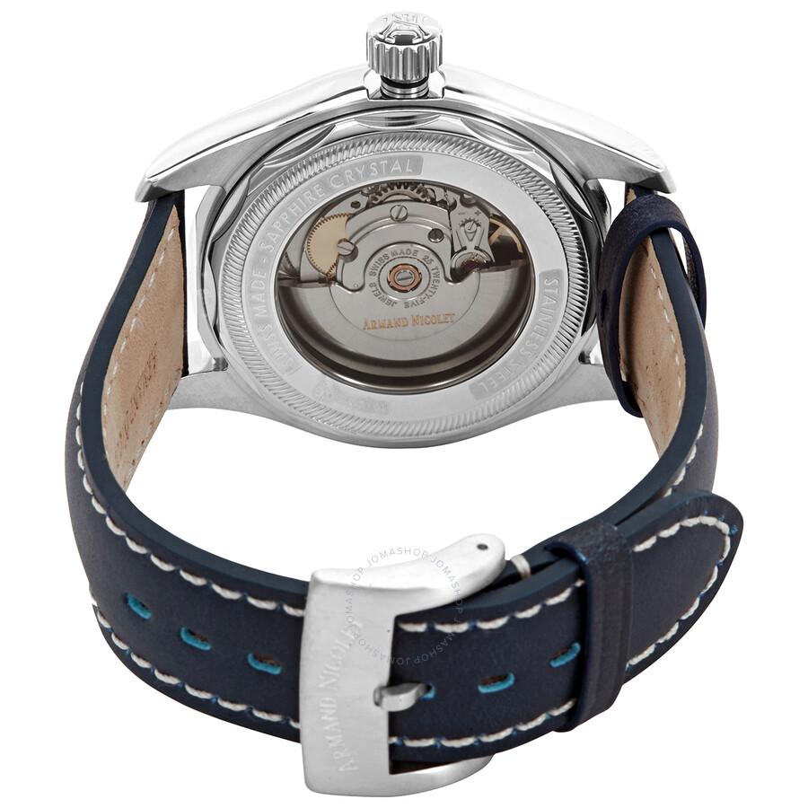 Armand Nicolet MH2 Automatic Blue Dial Men's Watch A640A-BU-P140BU2