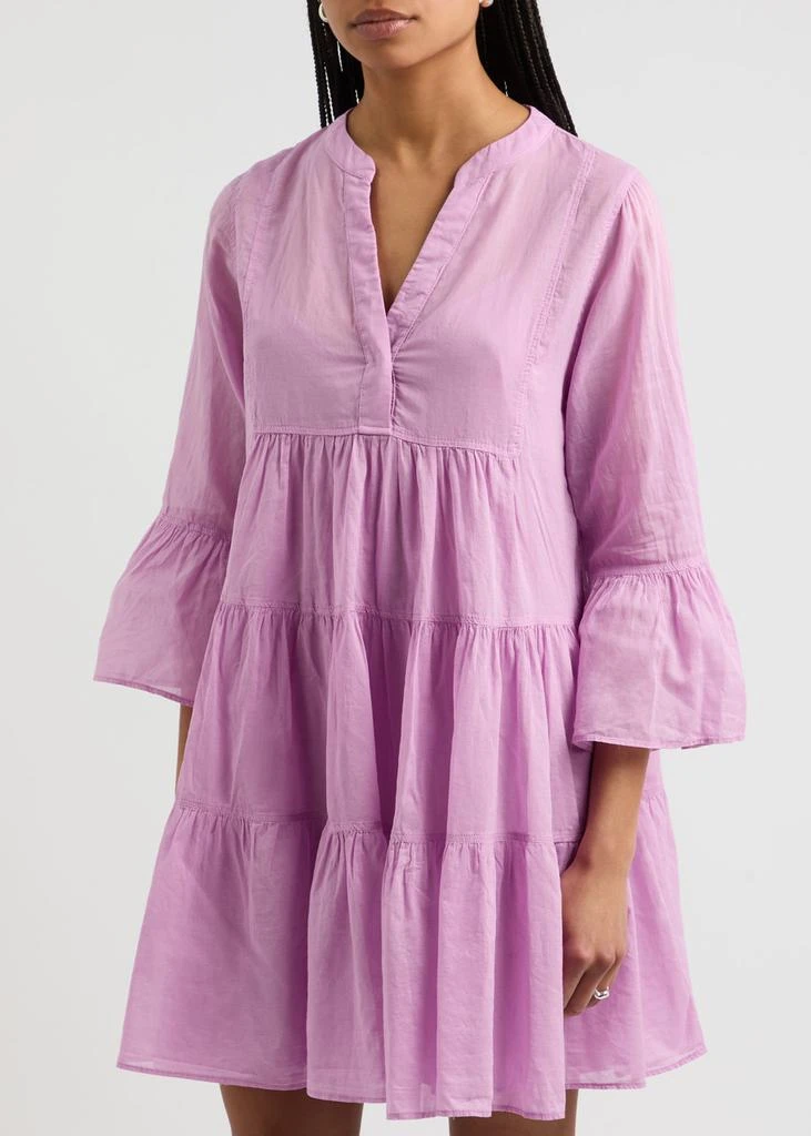 Devotion Lavrentia tiered cotton mini dress 2