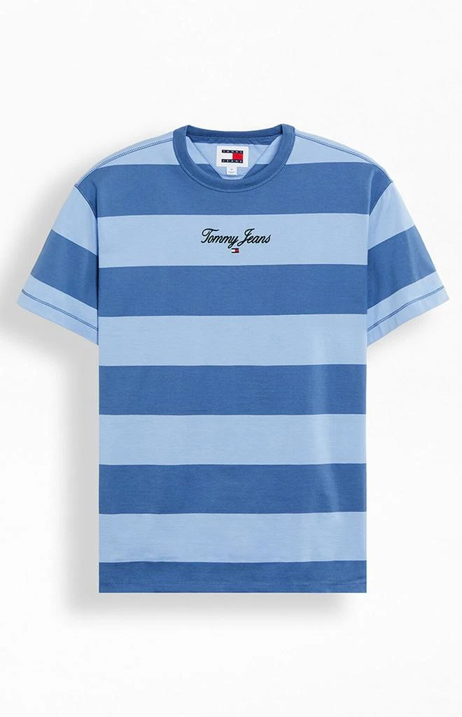 Tommy Jeans Bold Stripe Embroidered T-Shirt 1