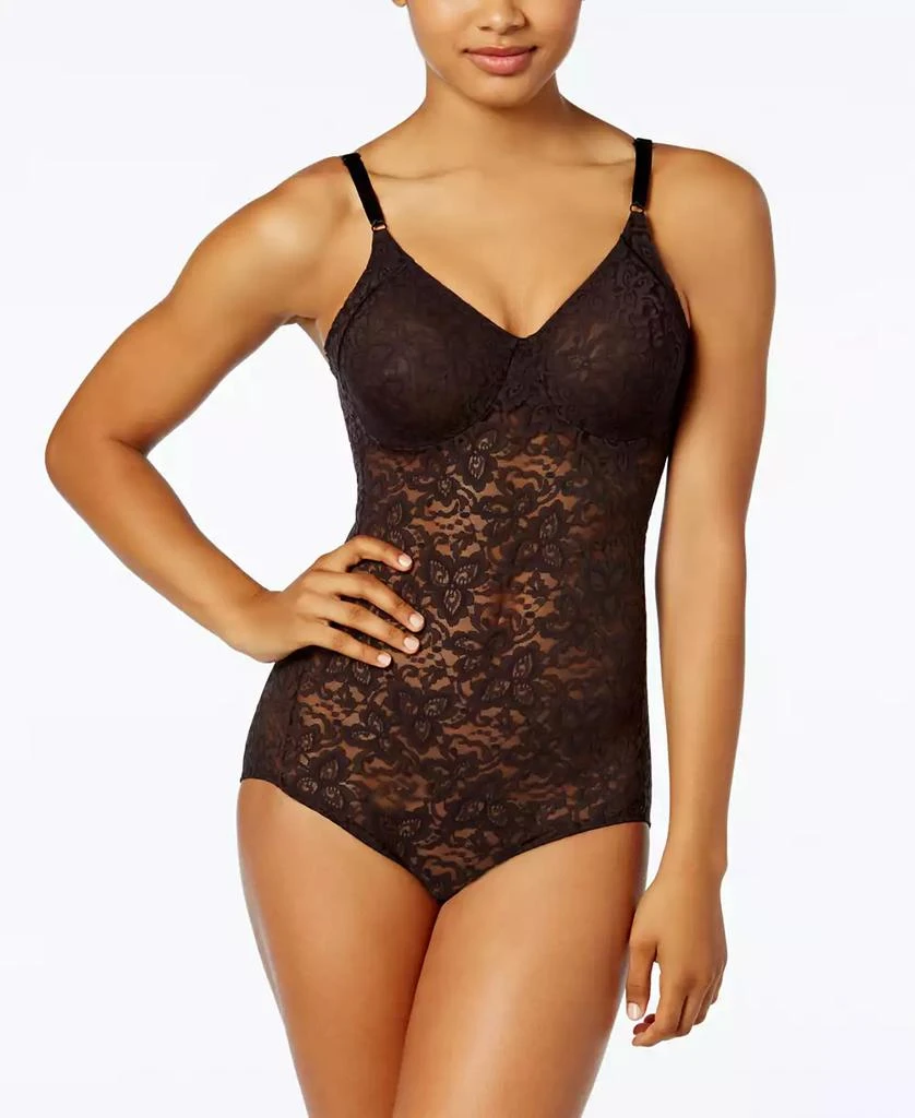 Bali Women's  Firm Tummy-Control Lace N Smooth Body Shaper DF8L10 1