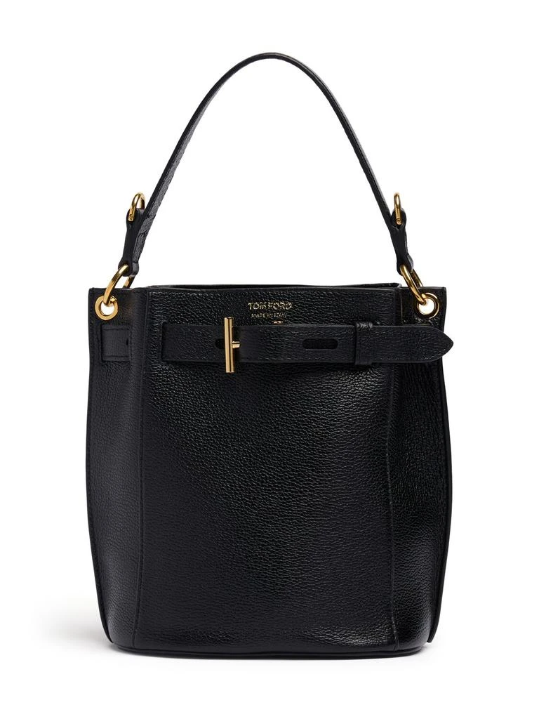 Tom Ford Mini Audrey Grain Leather Bucket Bag 1