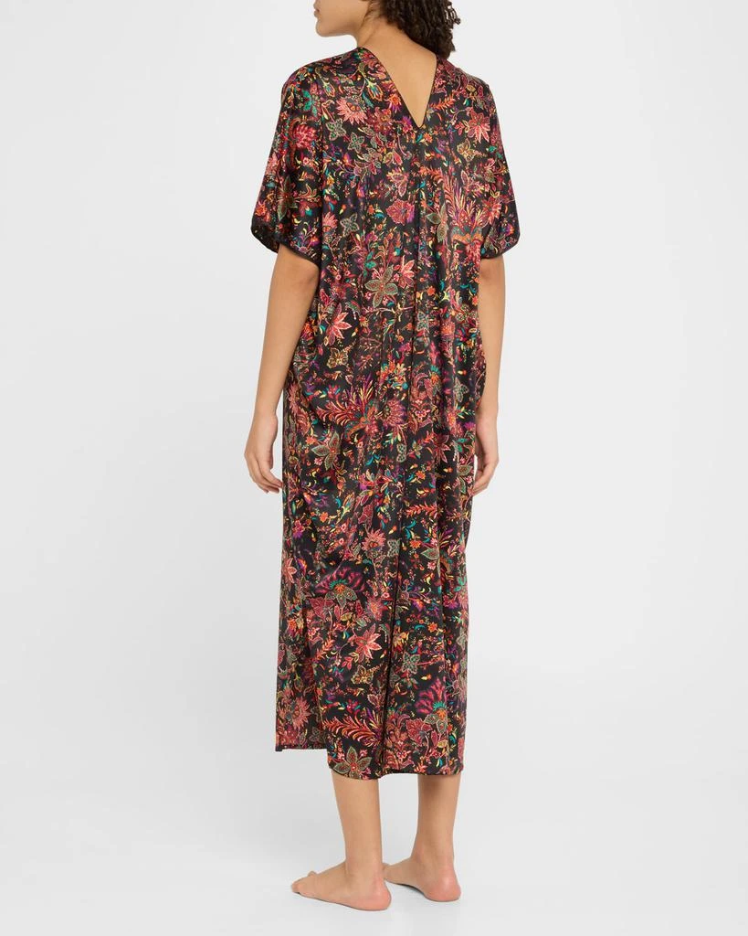 Natori Granada Floral-Print Maxi Caftan 3