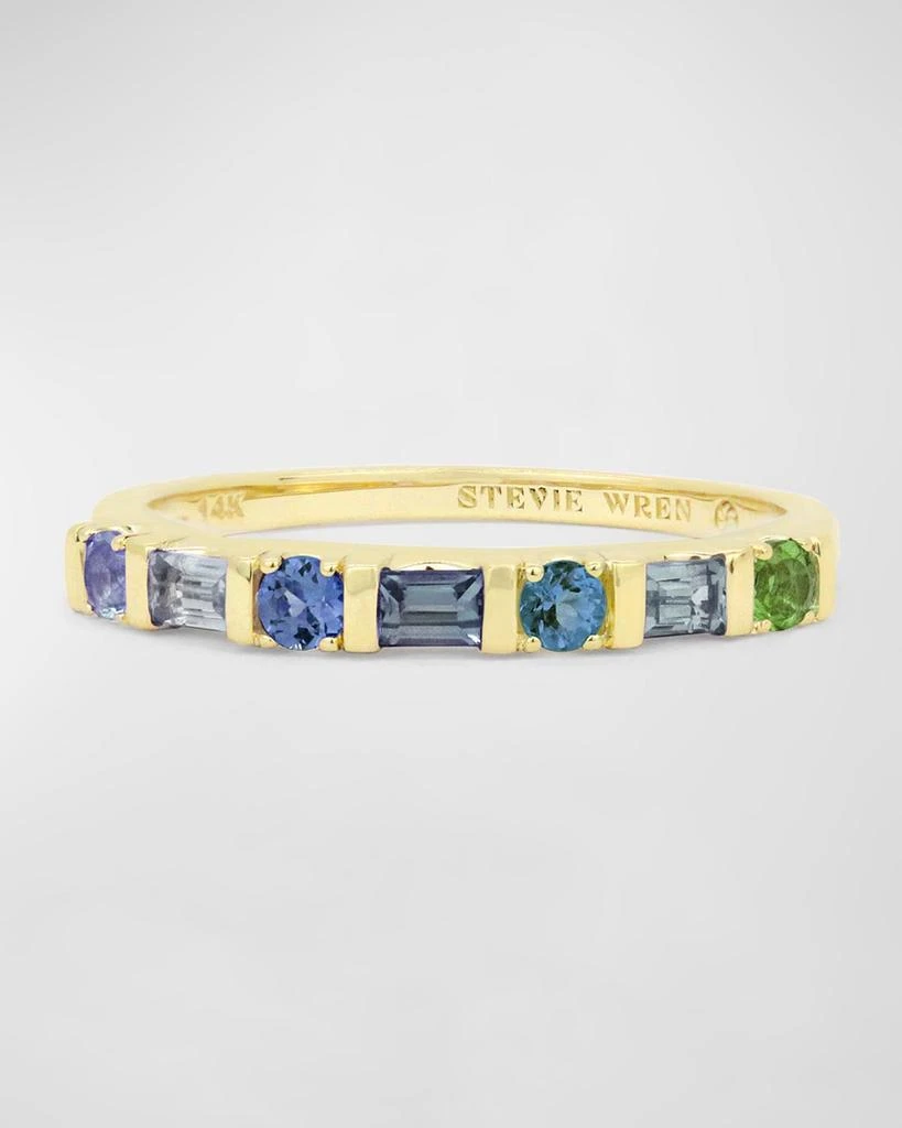 Stevie Wren 14k Yellow Gold Multi-Shape Stone Ring 1