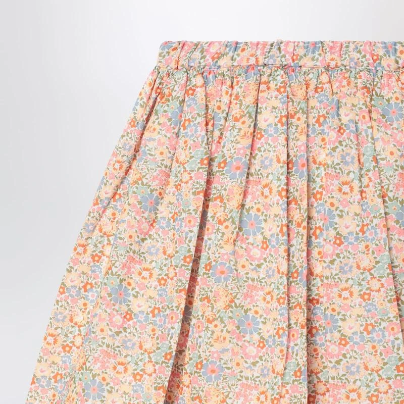 Bonpoint Floral-print cotton skirt 4