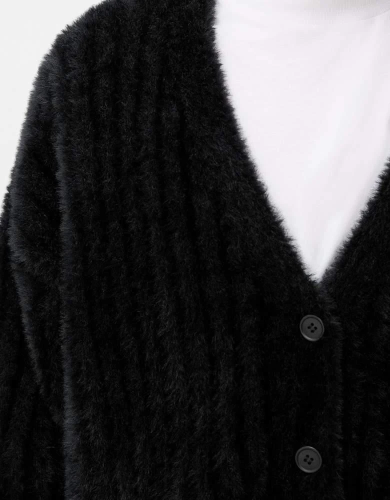 Bershka Bershka Collection knitted cardigan in black 3