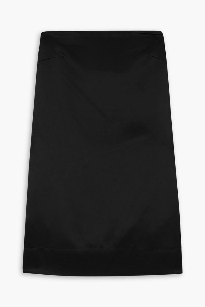 Esse Studios Mono Column strapless satin mini dress