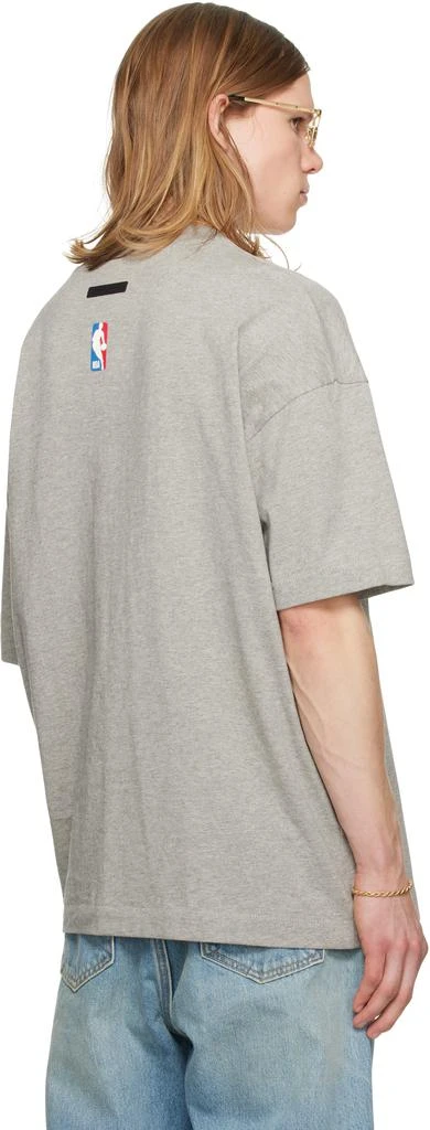 Essentials Gray NBA Lakers Short Sleeve T-shirt 3