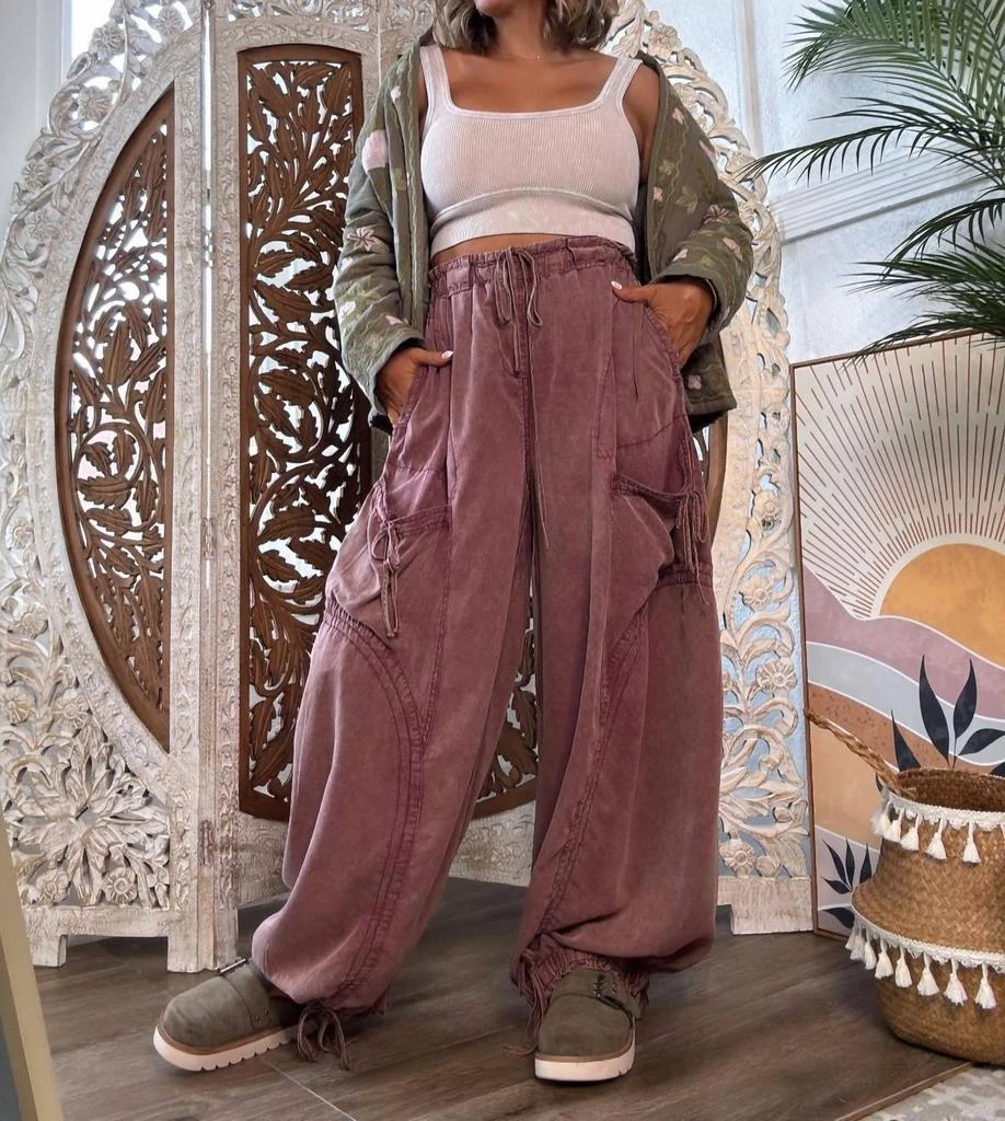 Blue Velvet Blue Velvet - Harlem Parachute Pants 2