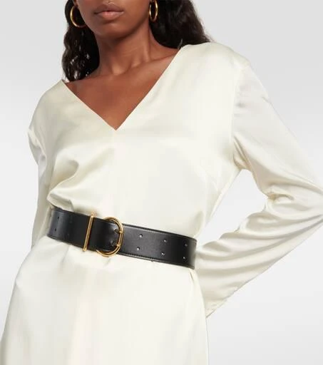 Jil Sander Cannolo leather belt 4