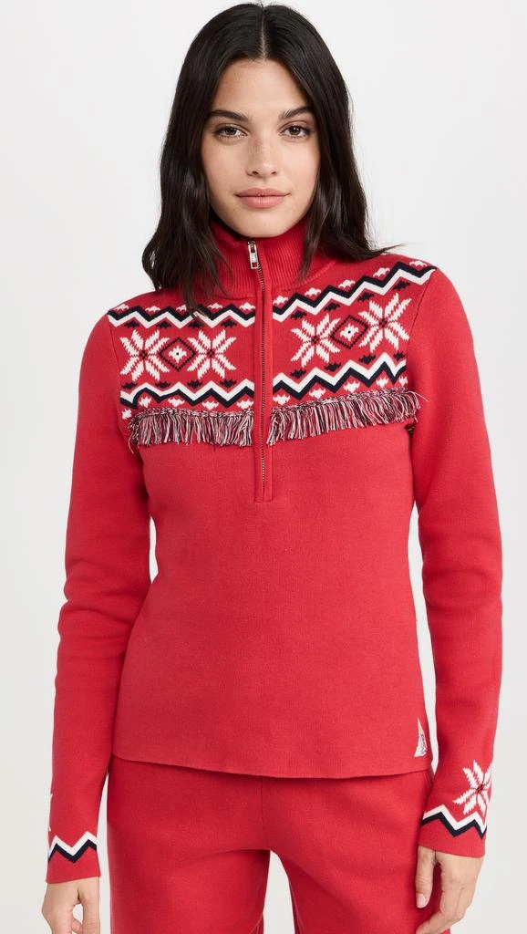 The Upside Keystone Blanche Half Zip Sweatshirt 6