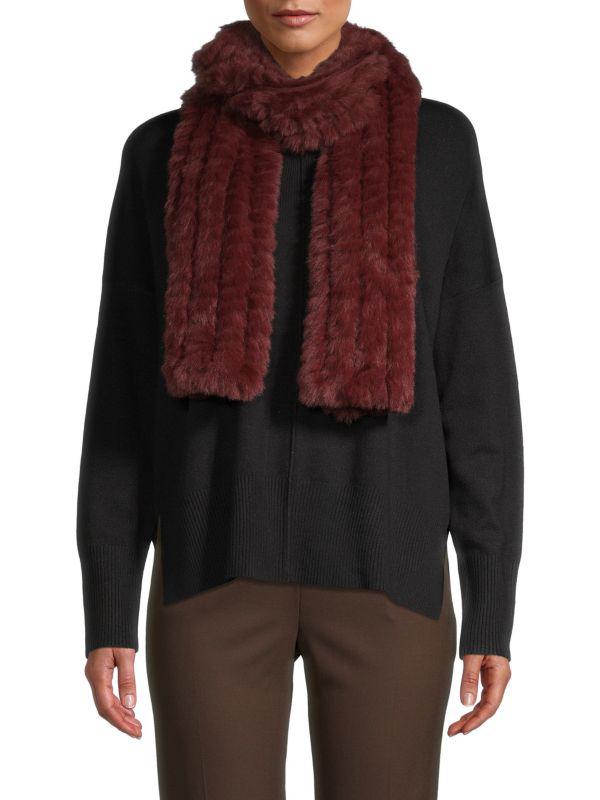 BELLE FARE Faux-Fur Scarf