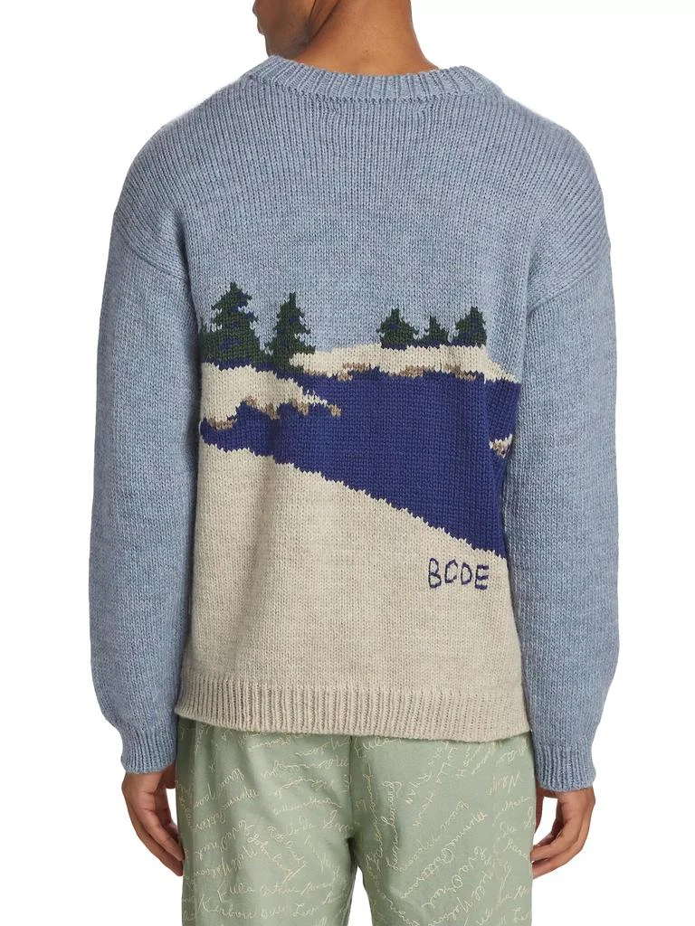 Bode Highland Lighthouse Wool Sweater 5