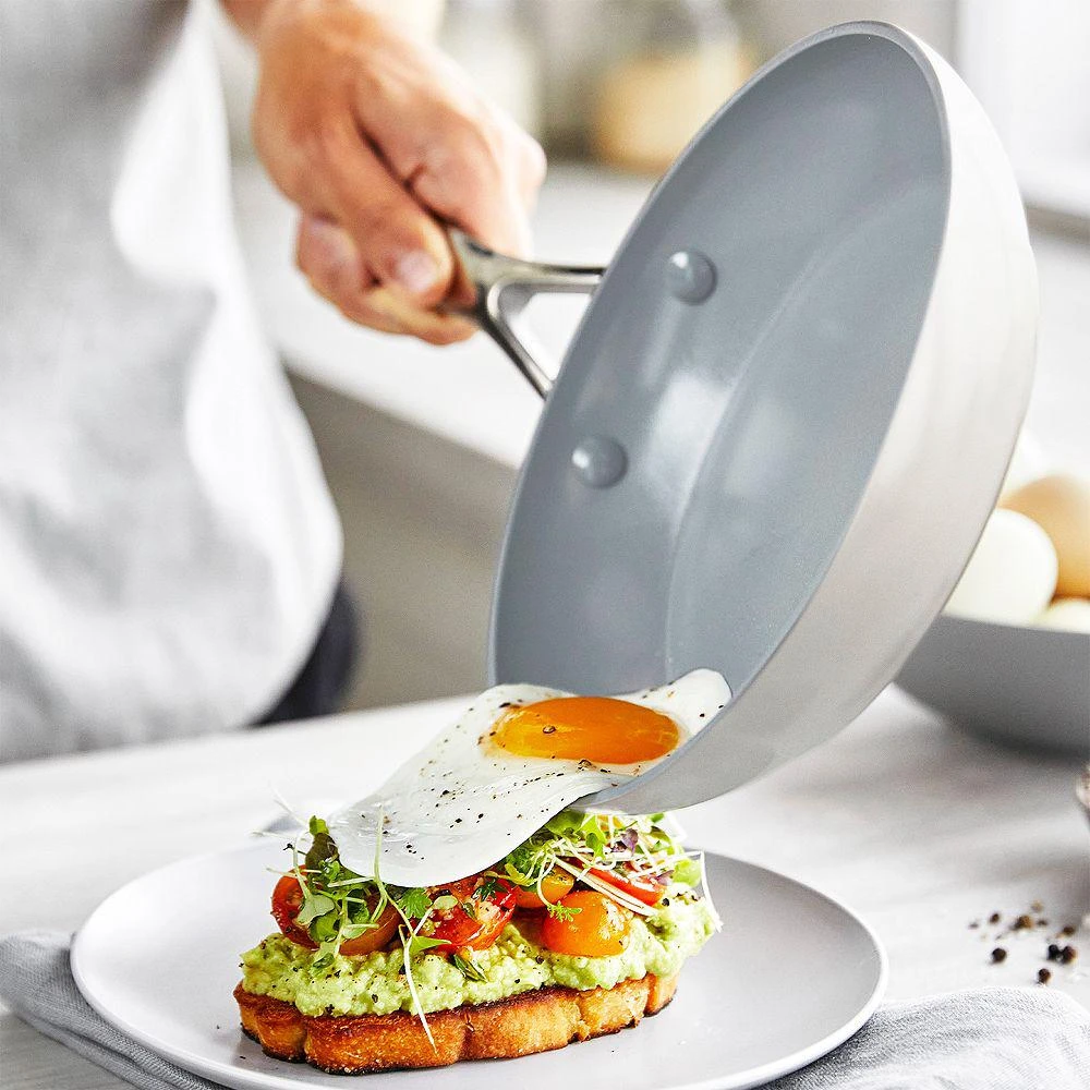 Greenpan Valencia Pro Nonstick Fry Pan, Set of 3 - Exclusive 4