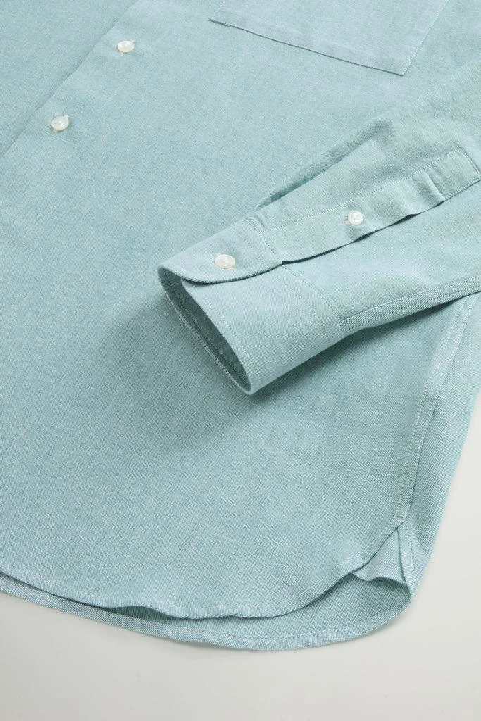Woolrich Pure Cotton Oxford Shirt by Todd Snyder - Men - Blue 7