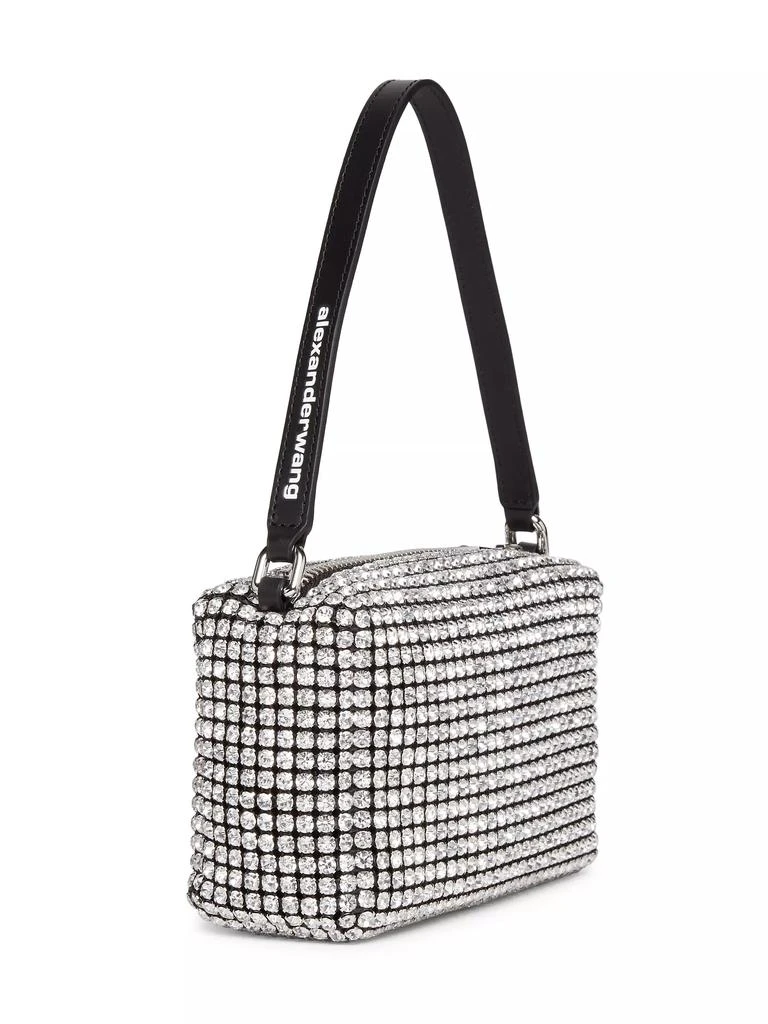 Alexander Wang Medium Heiress Rhinestone Mesh Pouch 4