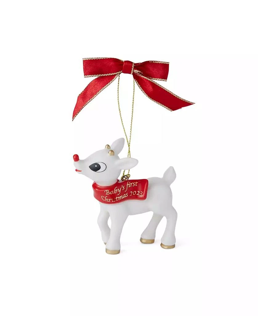 Spode Rudolph 2 Piece Ornament Set 2