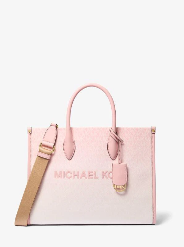Michael Kors Mirella Medium Ombré Logo Tote Bag 1