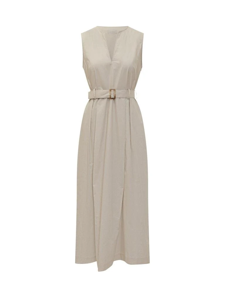 Woolrich Belt Detailed Sleeveless Dress 1