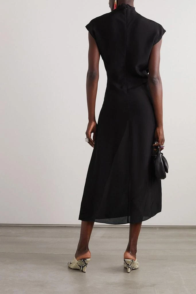 GAUCHERE Twill midi dress 3
