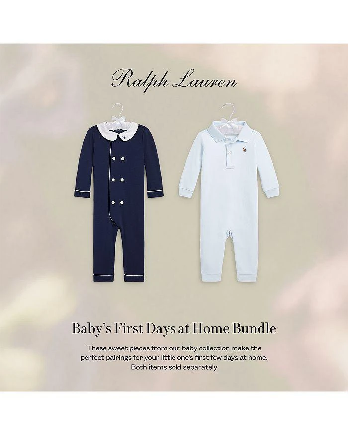 Ralph Lauren Boys' Organic Cotton Polo Coverall - Baby 5