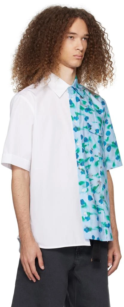 Marni Blue & White Floral Shirt 2