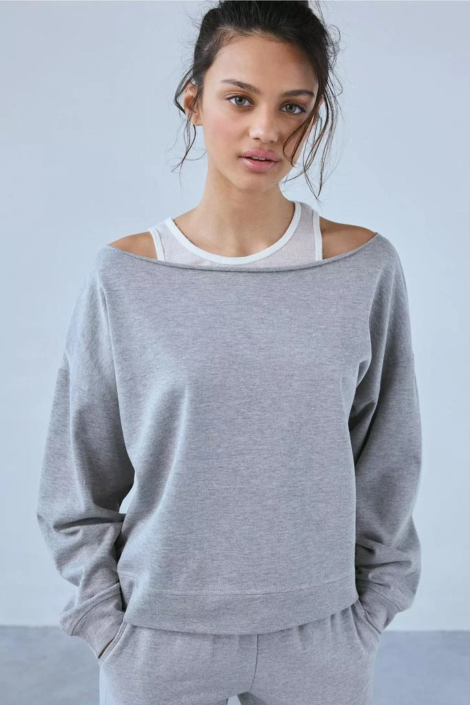 Out From Under Out From Under Finley Oversized Off-The-Shoulder Pullover Sweatshirt 1