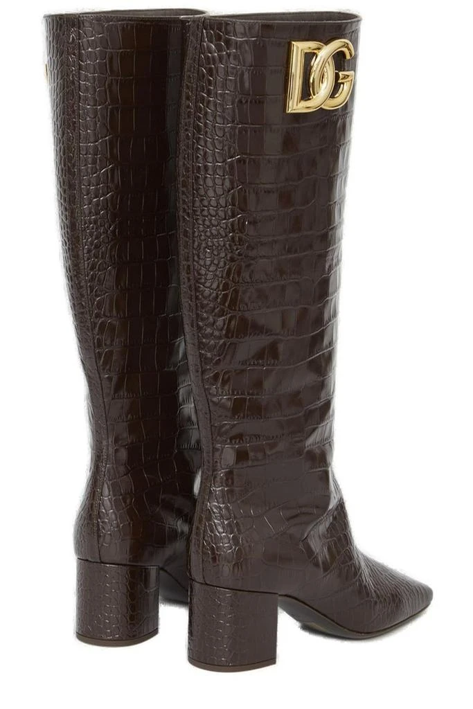 Dolce & Gabbana Dolce & Gabbana Jackie 60 Embossed Boots 2