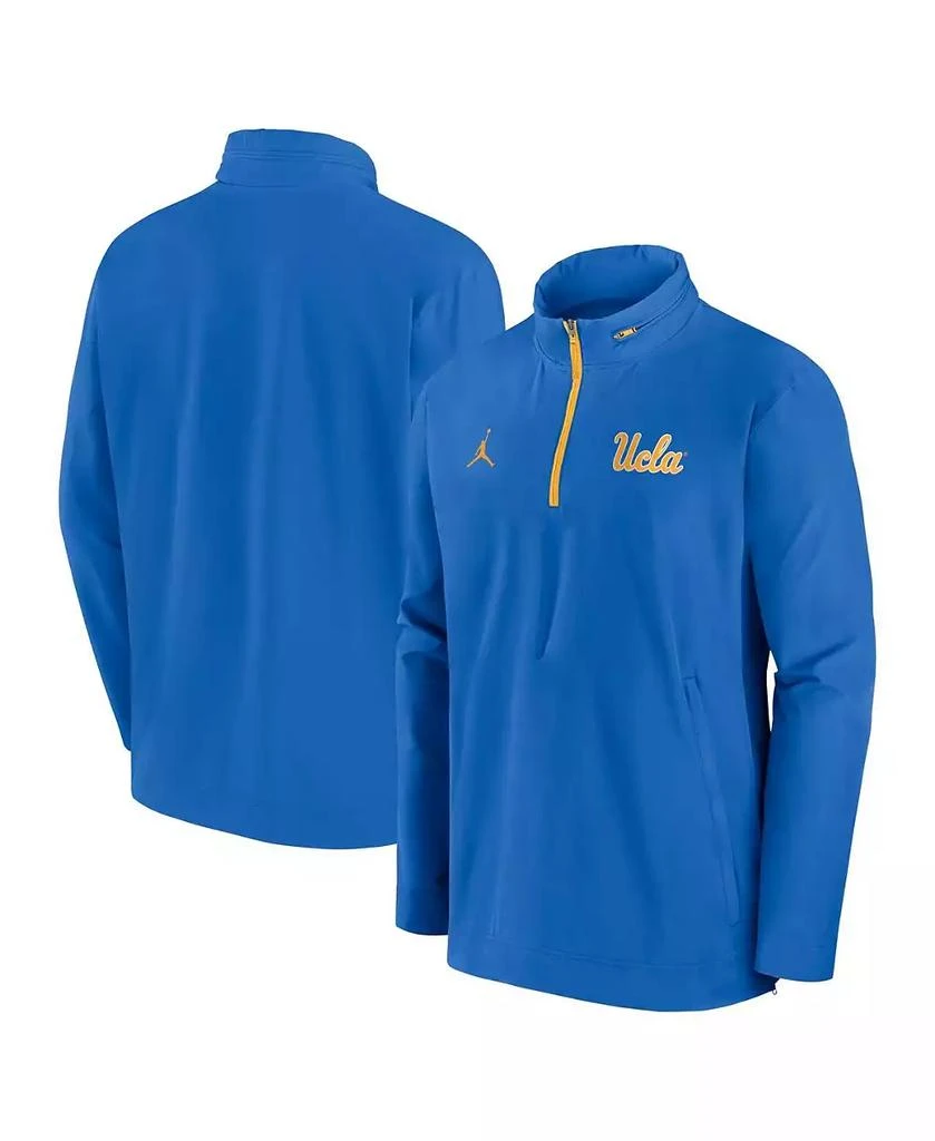 Jordan Men's Blue UCLA Bruins Sideline Coaches Quarter-Zip Jacket 1
