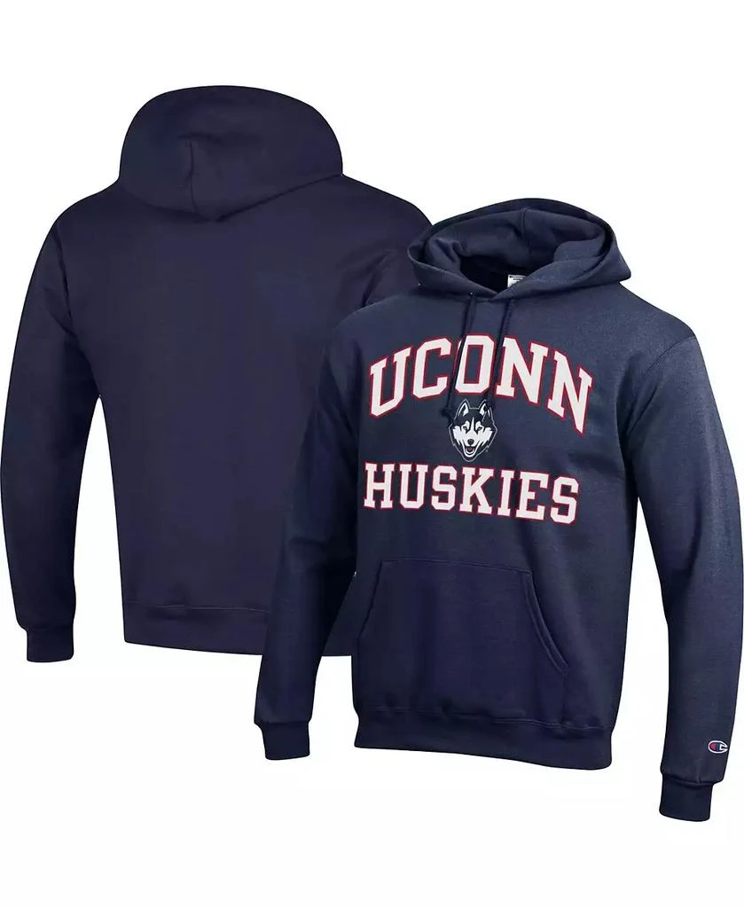 Champion Men's Navy UConn Huskies High Motor Pullover Hoodie 1