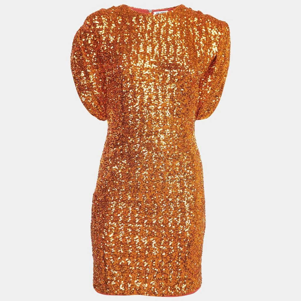 open lace back dress Shop The Emma Sequin Mini Dress in Orange – Stunning Party Outfit Online Medium main image 0