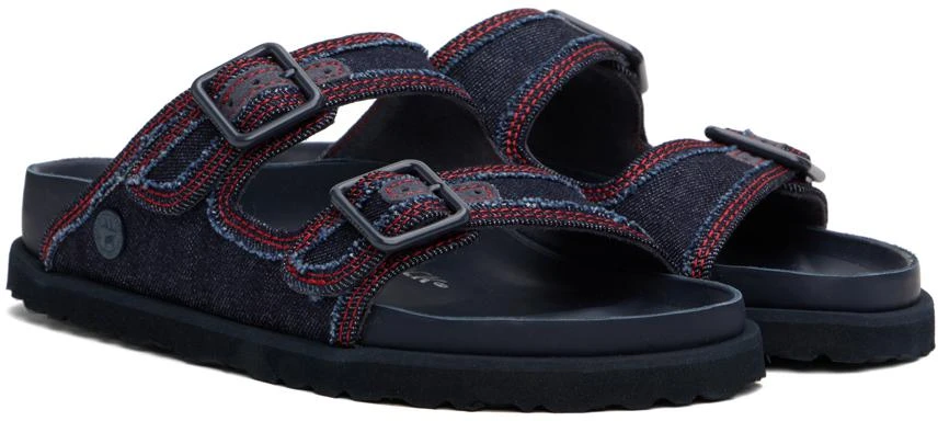 Birkenstock Navy 1774 Arizona Denim Sandals 4