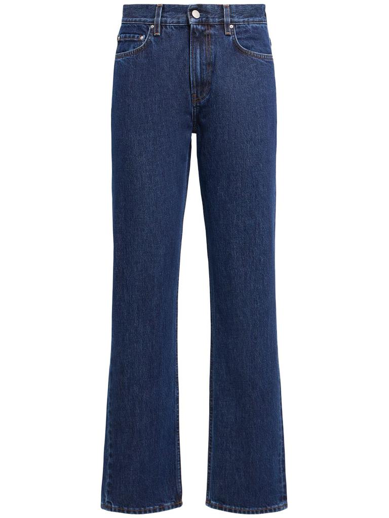 Totême Low Rise Straight Cotton Denim Jeans