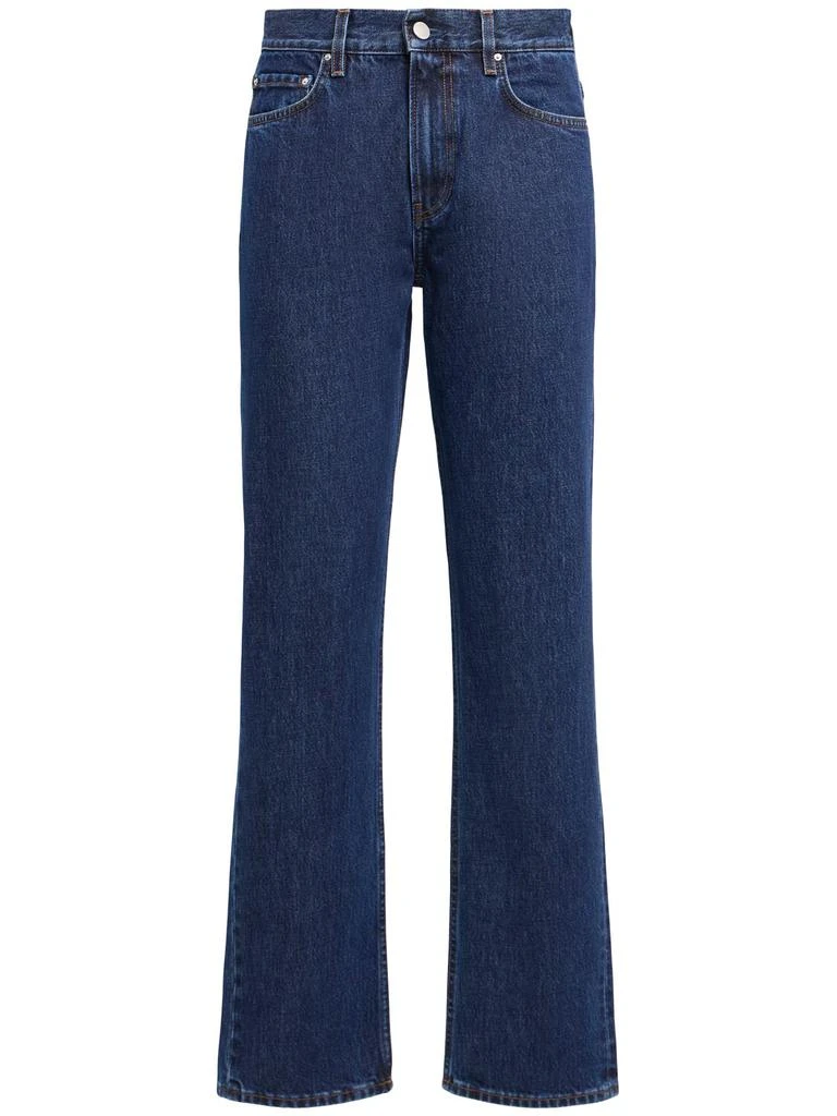 Totême Low Rise Straight Cotton Denim Jeans 1