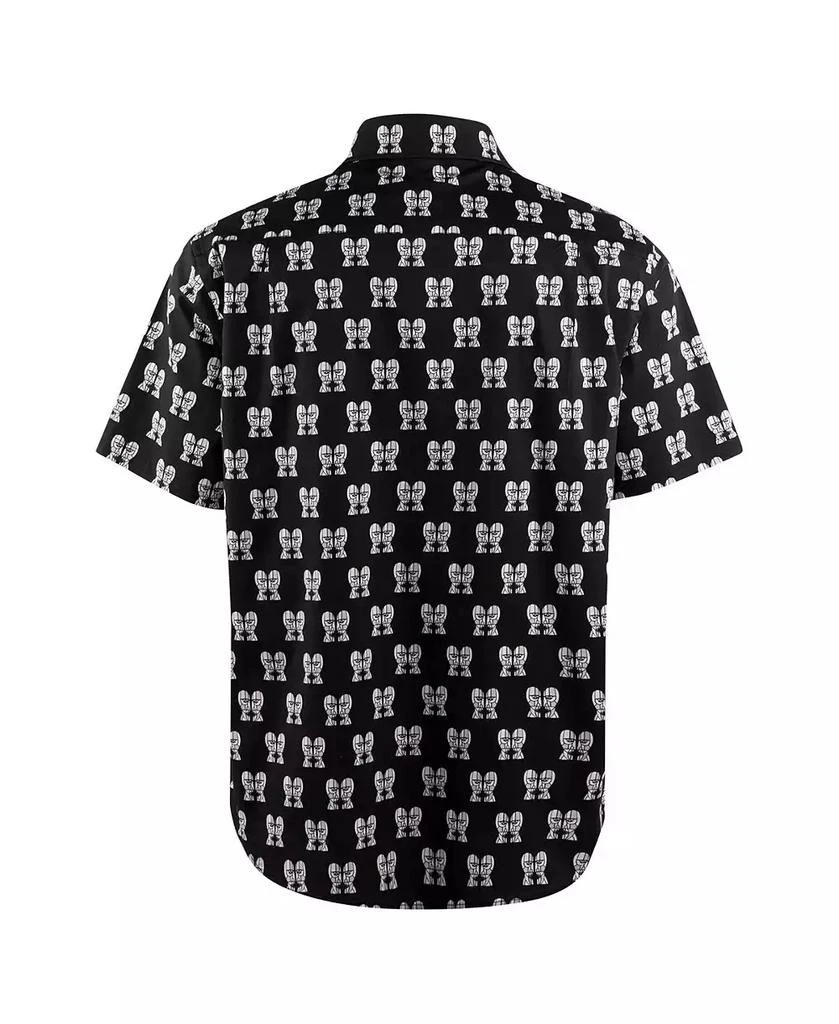 Section 119 Men's Black Pink Floyd Division Bell Button-Down Shirt 2
