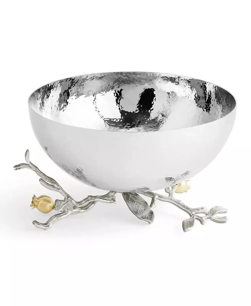Michael Aram Pomegranate Silver and Gold Serving Bowl 3