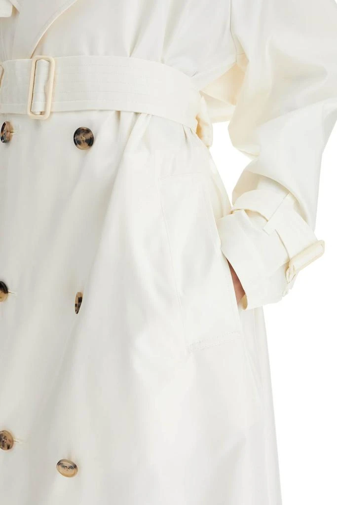 Burberry silk trench coat 4
