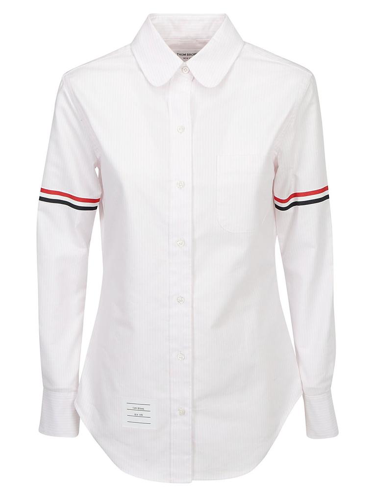 Thom Browne Thom Browne Long-Sleeved Striped Shirt