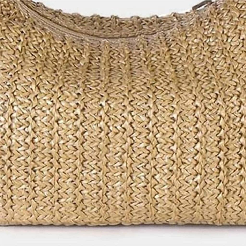 Little Trendy Little Trendy - Women's Bow Straw Handbag 5