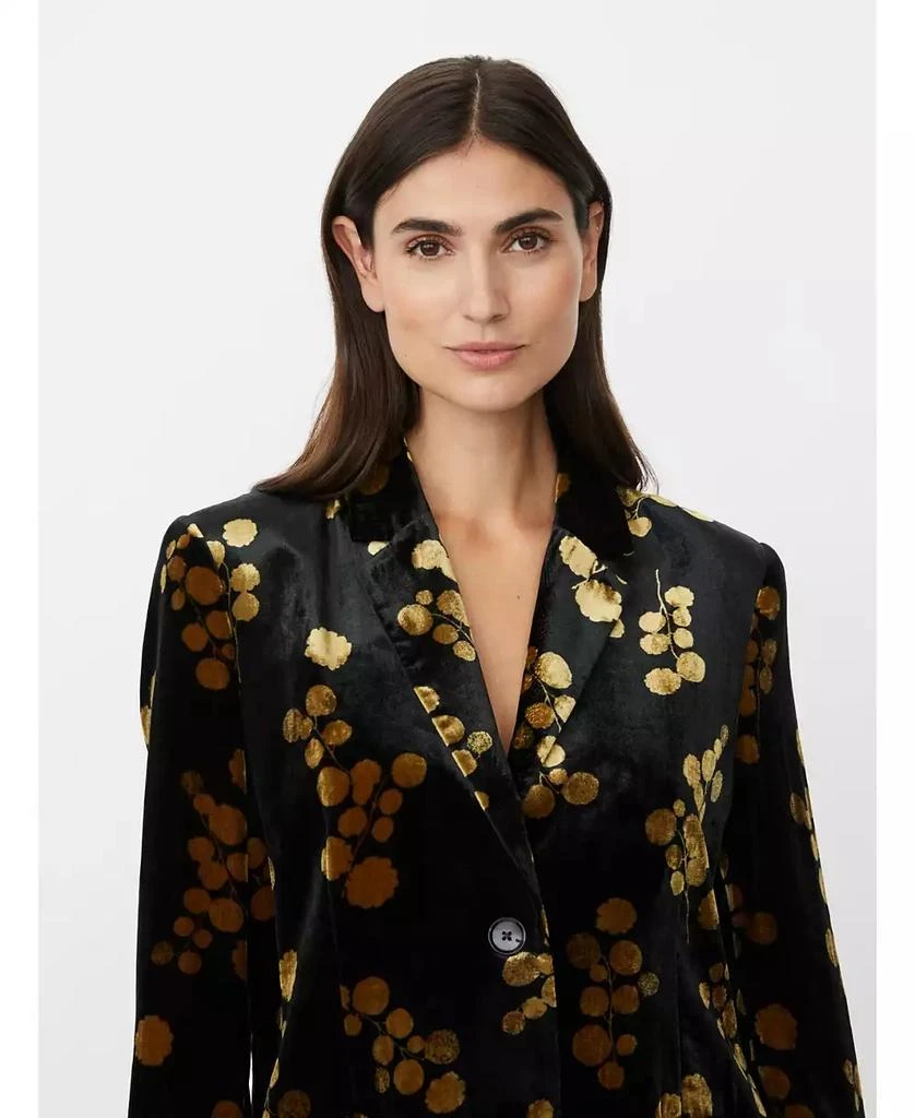 Masai Copenhagen Women's MaJaxi Velour Floral Print Blazer 6