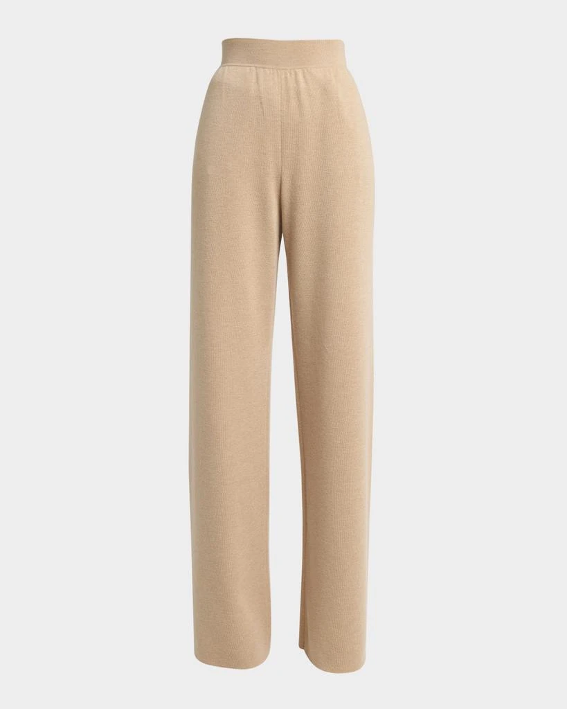 Loro Piana Cocooning Delicate Cashmere-Silk Trousers 1