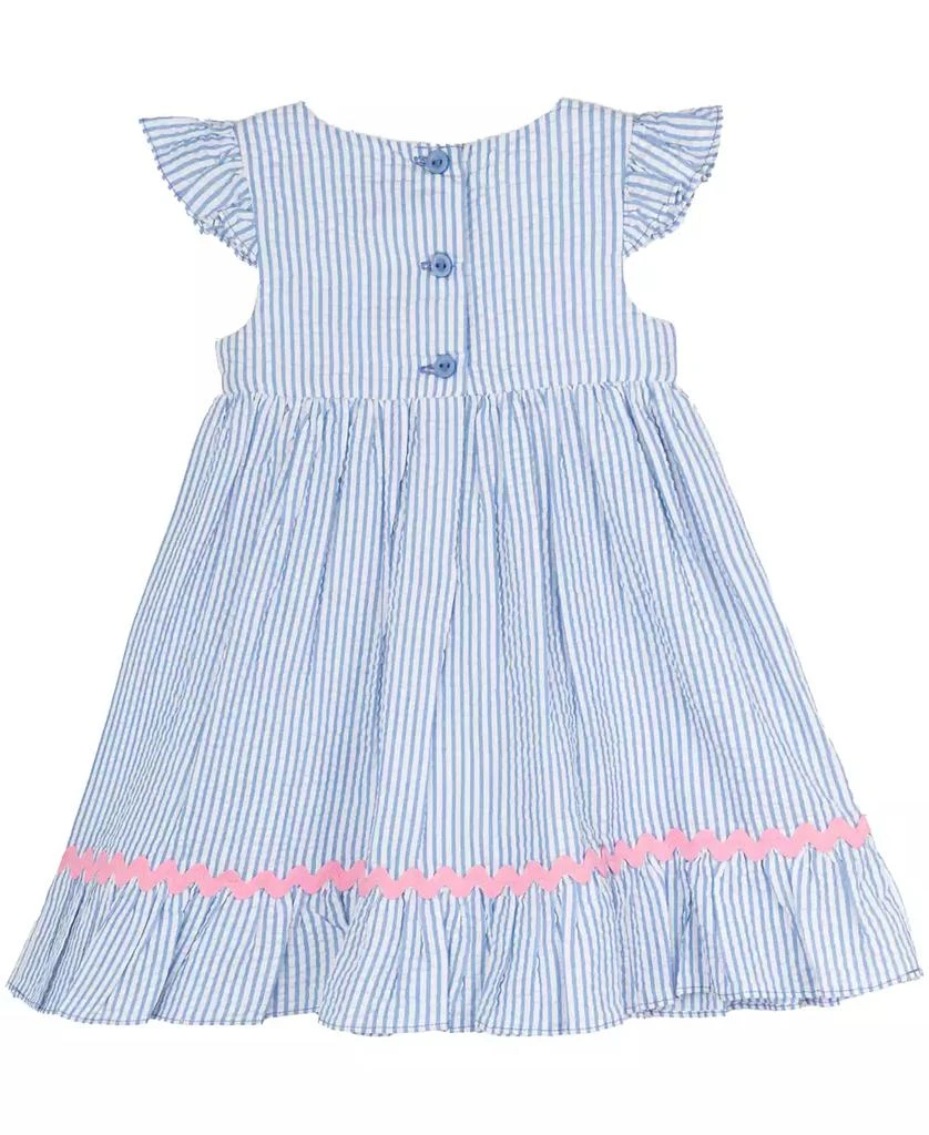 Rare Editions Baby Girls Nautical Seersucker Dress 4