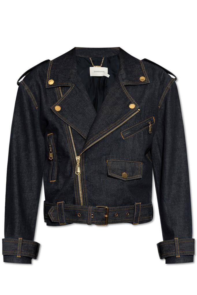【Zimmermann】Raie cropped denim jacket Zimmermann Raie cropped denim jacket Zimmermann