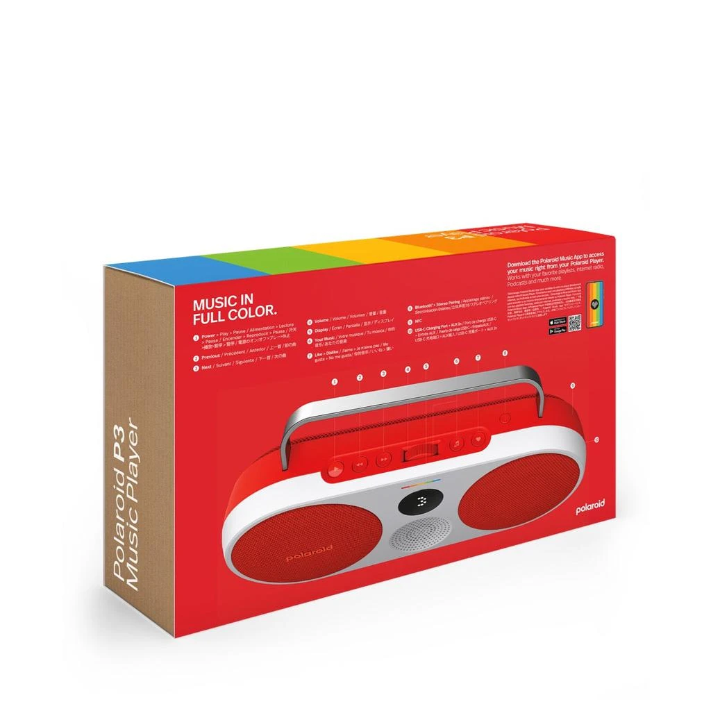 Polaroid Polaroid Player P3 - Rouge 4