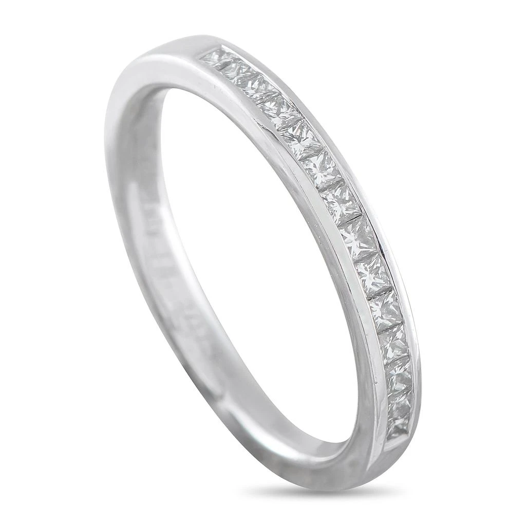 LB Exclusive Platinum 0.50ct Diamond Half-Eternity Band Ring MF09-012026